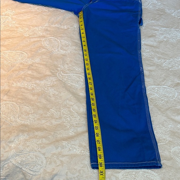 Dickies Carpenter Pants in Royal Blue with white stitching Size 27 - Picture 12 of 12
